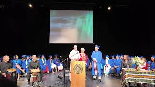 Donning of Kente, Graduation Ceremony at Eastern Mennonite Universiry