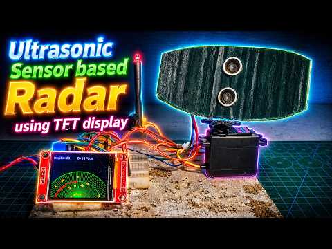 How to make Ultrasonic Sensor based Radar using TFT display with Arduino