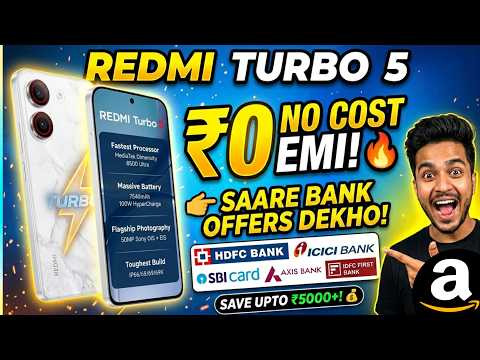 Redmi Turbo 5 Gaming Test (120 FPS BGMI) 💥 | 7540mAh Monster Battery! BUY In Amazon