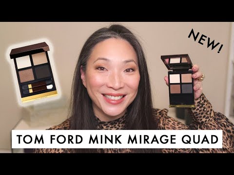 TOM FORD - NEW Mink Mirage Eye Color Quad - Swatches and Demo - YouTube