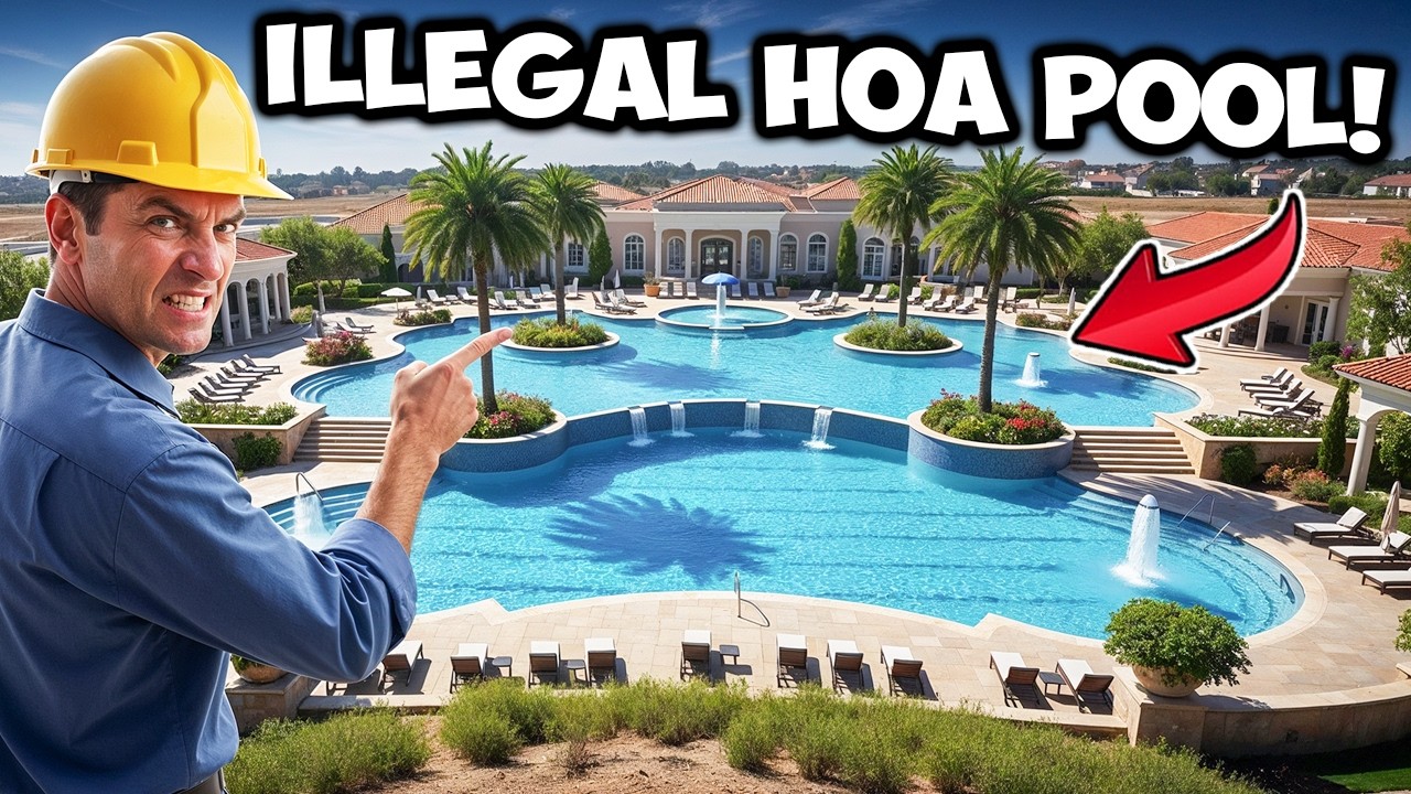 I Bulldozed the Pool HOA Built On My Vacant Lot .. I’m a Civil Engineer!