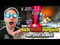 How We Beat Hard Mode Dungeon + BerryBun Kill - Catch A Monster