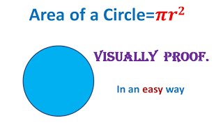 Area of a circle || Visually Explanation ||