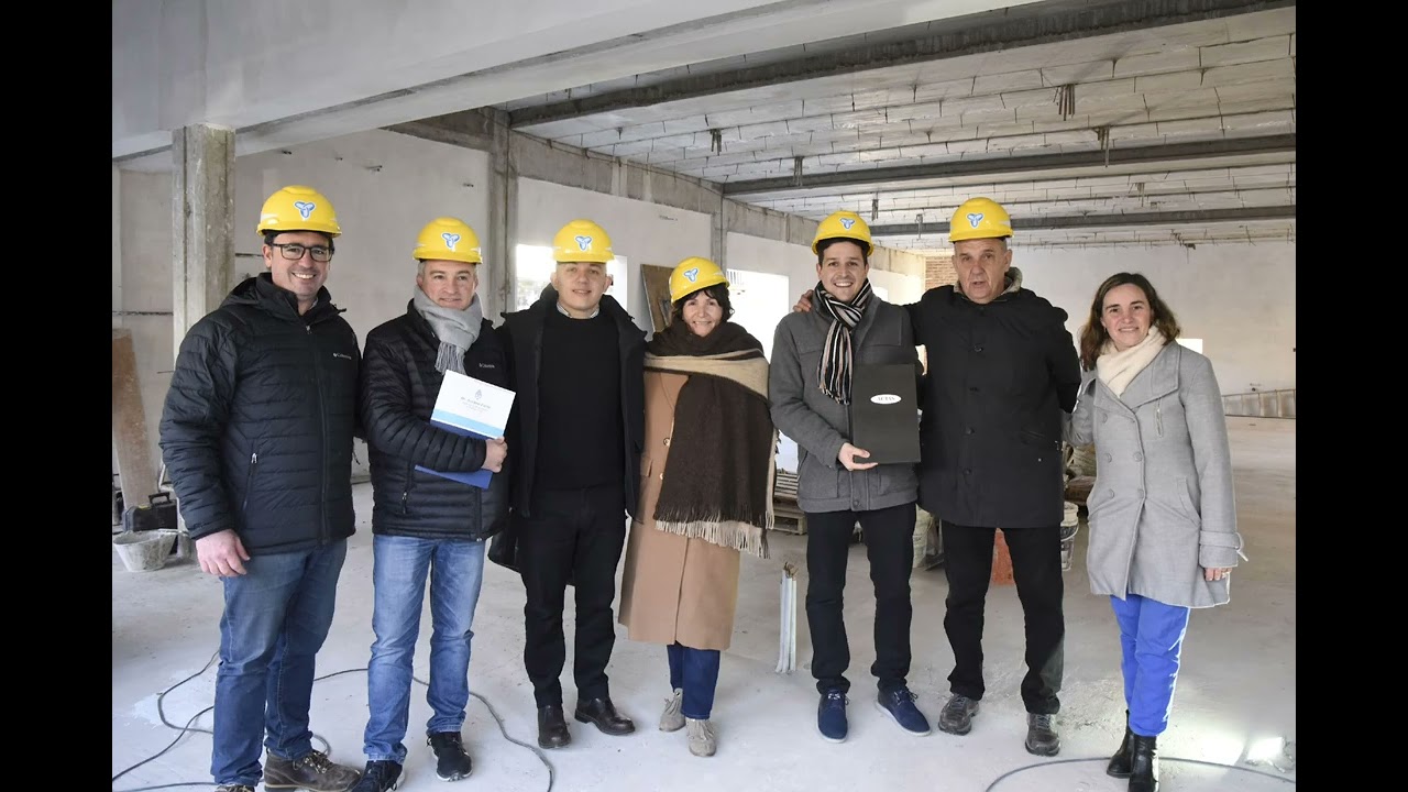 Pablo y Avelino Zurro recorrieron la reactivación del edificio de la Cámara de Comercio