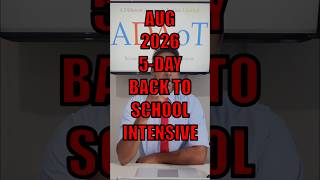 August 2026 5-Day back to school intensive  #accountslessons
