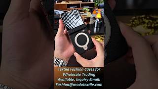 Textile Tech Functional Genuine Leather Case for Honor MagicV Flip2 #HonorMagicVFlip2 #phonecase