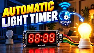 Automatic Light Timer Using ESP32 | Smart Timer Light #esp32 #automaticlight 