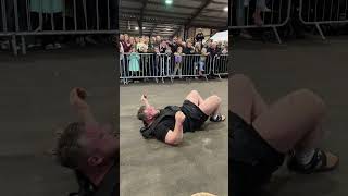 He Pushed So Hard He Collapsed #shorts #strongman #toughness