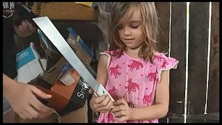 Making a Titanium Machete!  ...not really titanium.  They lied!