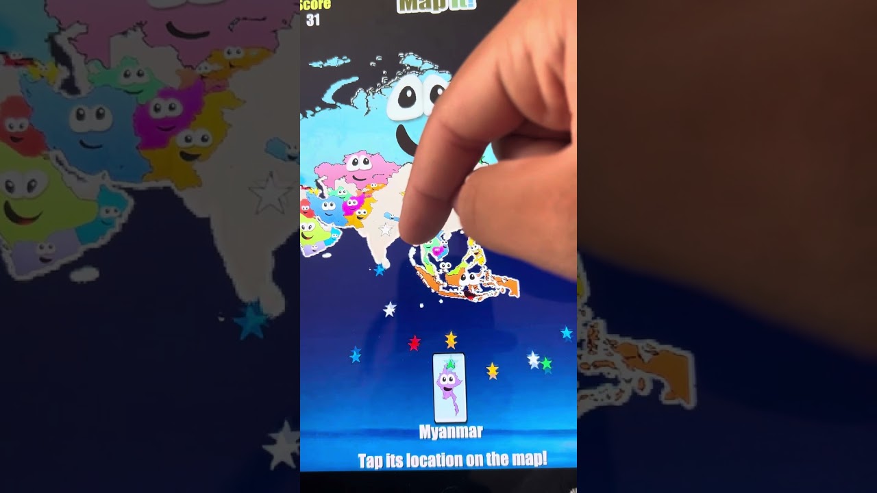 Stack The Countries: Asia Map It