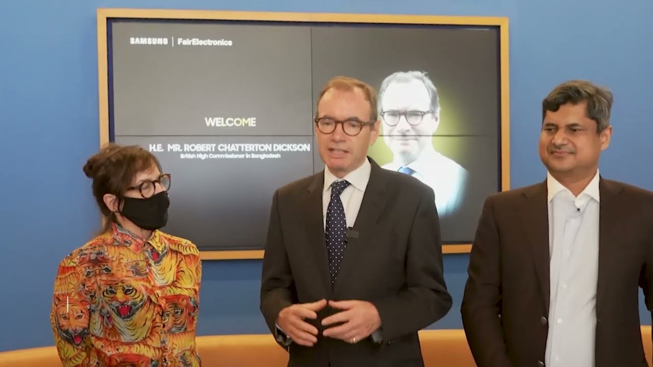 H.E. British High Commissioner Mr Robert Chatterson Dickson's speech at FairElectronics Factory