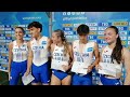 Smíšená štafeta na 4x400 metrů po zisku stříbra v Eugene