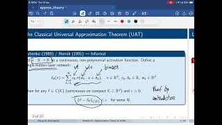 Lecture 02 - Approximation Theory - Mathematical Techniques for SciML