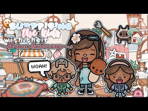 SURPRISING The Kids With *DREAM BEDROOMS*!? 😮🌷꒷‧₊˚꒦//VOICEOVER!!🎙️￼