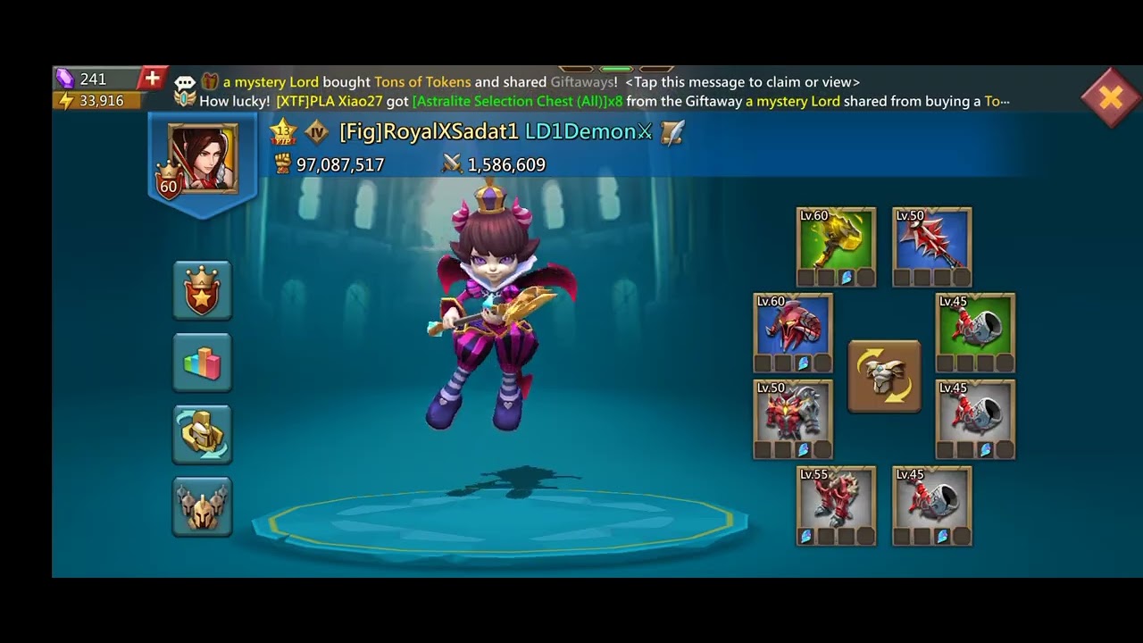 Join the lord's Mobile guild Fig 1 day 6b might recruiting