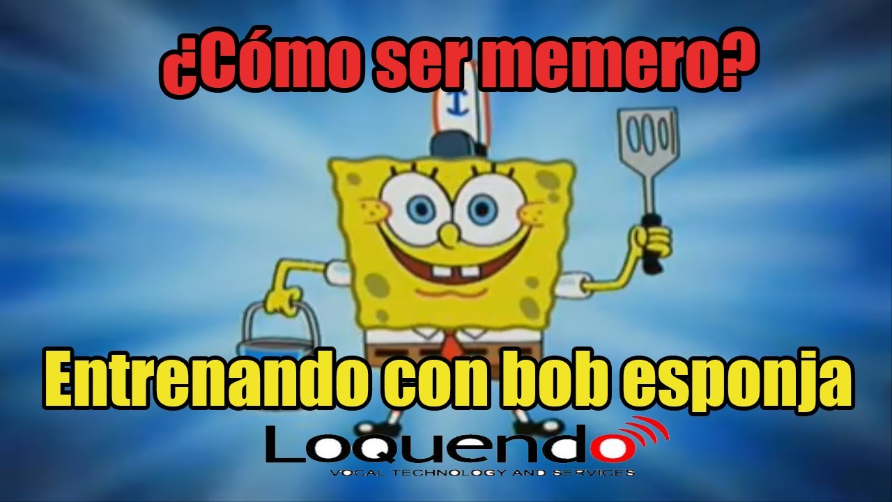 Bob esponja Parodia loquendo: Entrenamiento en el crustaceo cagaduro