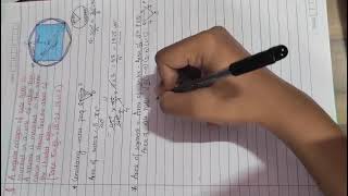 Square and octagon inscribed in a circle question 