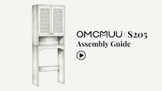 OMCMUU S205 Over Toilet Storage Cabinet Assembly Video