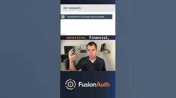 Secure OAuth In Browser is not possible The Insecurity of OAuth 2.0 in Frontends#programming #coding