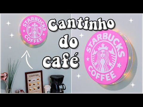 DIY: PLACA DO STARBUCKS ☕
