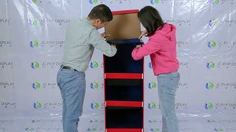 Quick assemble POP UP display stand from JC POP DISPLAY