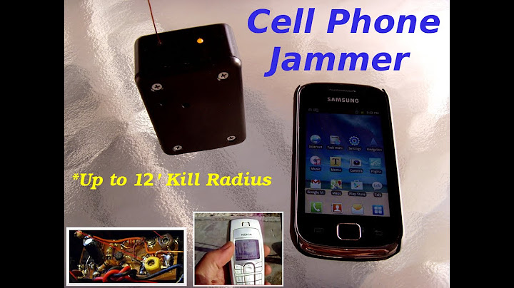 Homemade Cell Phone Jammer (12' kill radius) up to 2GHZ