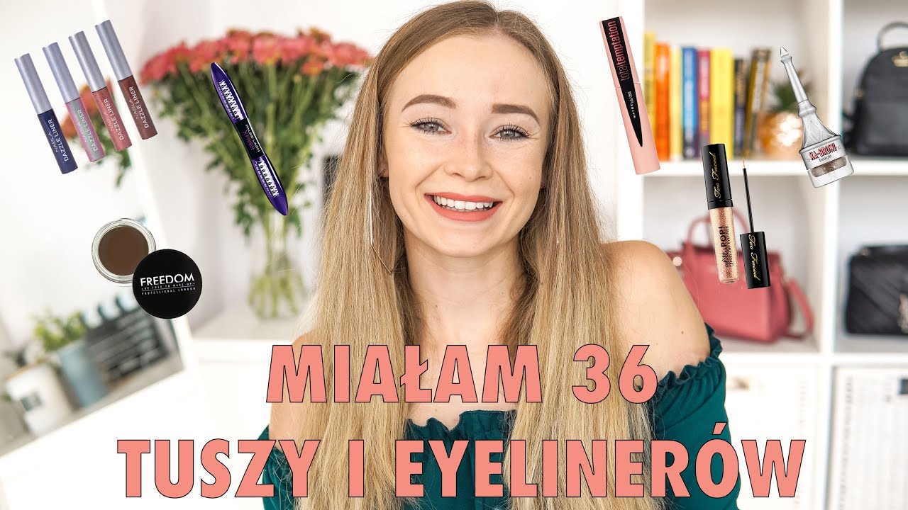 SPRZĄTAM SWOJĄ TOALETKĘ | TUSZE, EYELINERY, PRODUKTY DO BRWI
