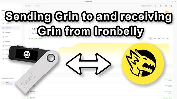 Grin Ledger hardware wallet tutorial #4: Sending Grin to and receiving Grin from Ironbelly