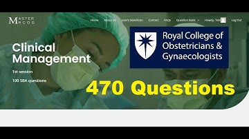 MasterMRCOG - Clinical Management 470 SBA questions for MRCOG part 1 2023