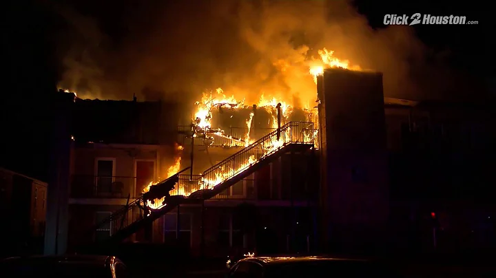 Dozens displaced after massive apartment fire