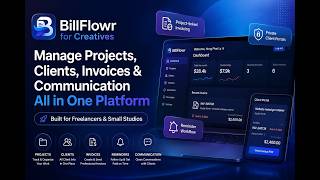 BillFlowr for Freelancers & Small Studios: Manage Projects, Invoices & Clients in One Place