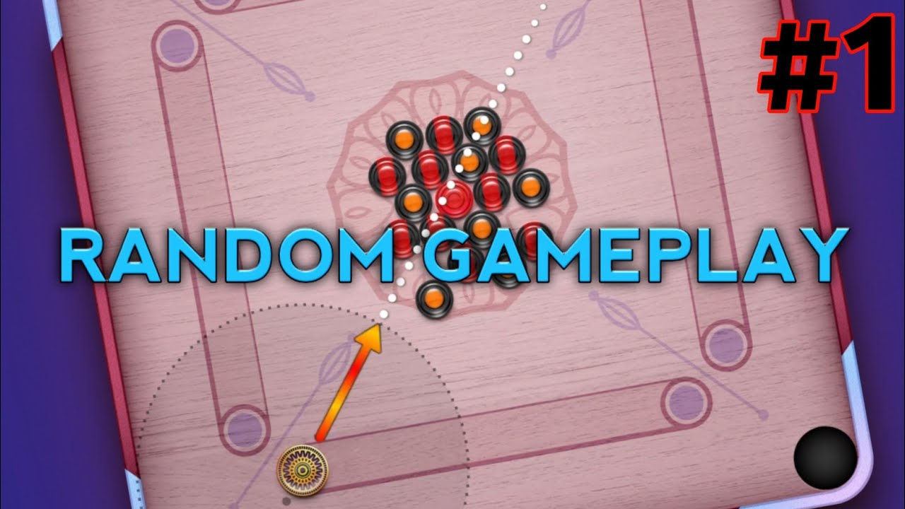 Carrom Disc Pool | Random Game Play #1 | Ipad 7 | Eby Roy