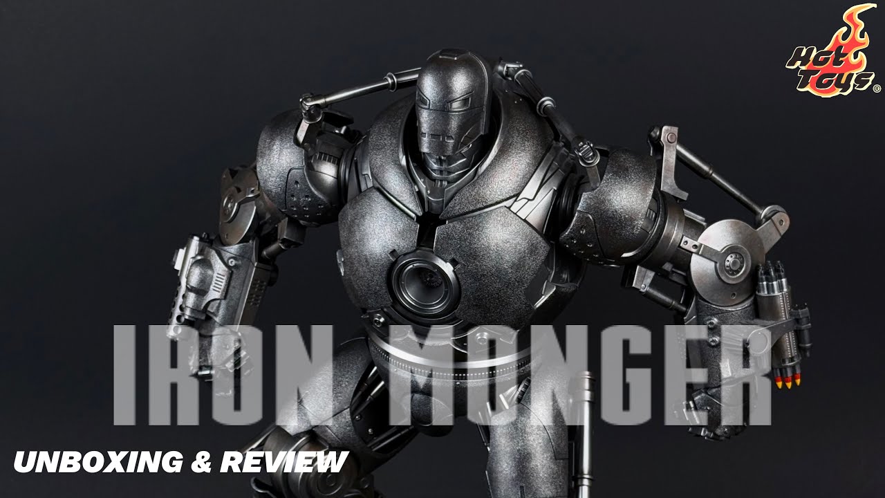 Hot Toys Iron Monger mms164 Unboxing & Review - YouTube
