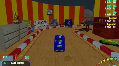 Re-Volt Custom Track Toy-Volt : Party 3 by doll265, Time Trial Laps