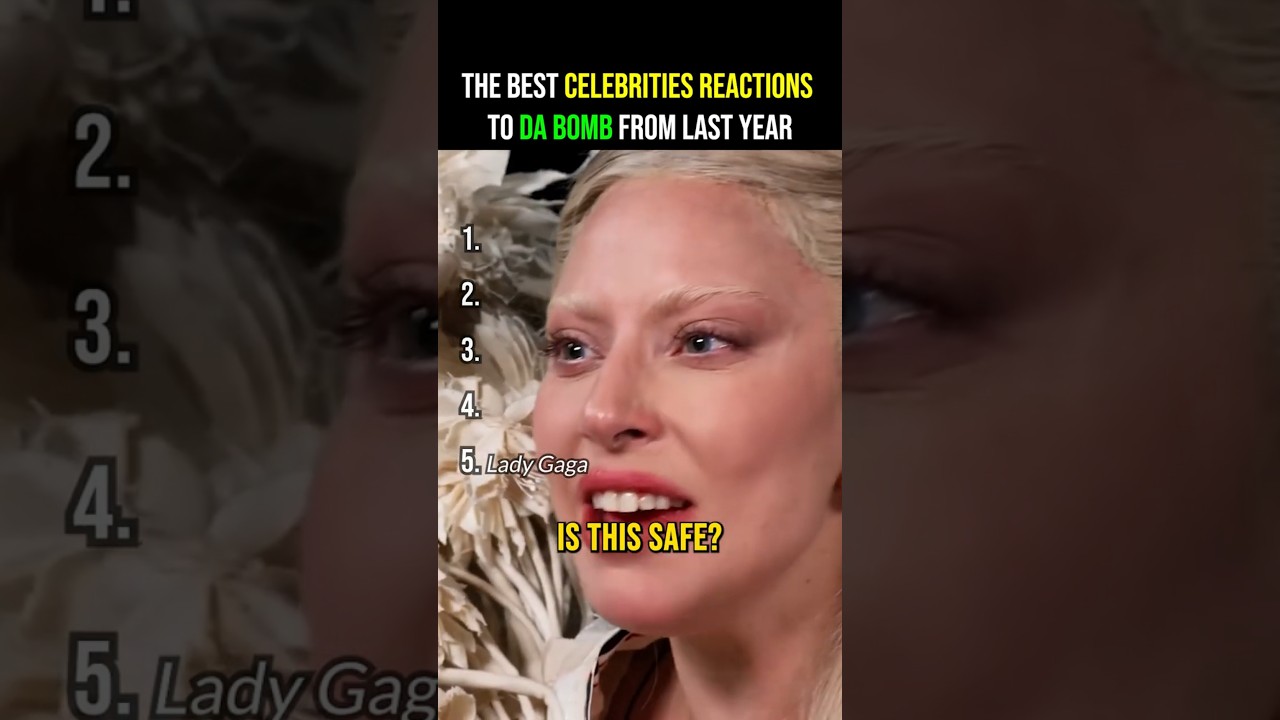 The Most Iconic Celebrity Reactions to Da Bomb 🌶️😭 #trending