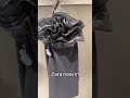 Zara new in  black and white rose fashion ootd haul zarahaul zara zaranewin shopping