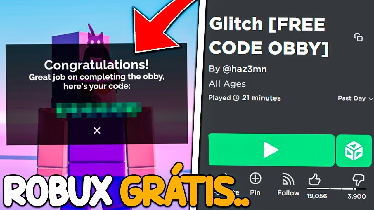 MAPA DO ROBLOX QUE DA ROBUX GRÁTIS (NÃO É CLICK BAIT) 