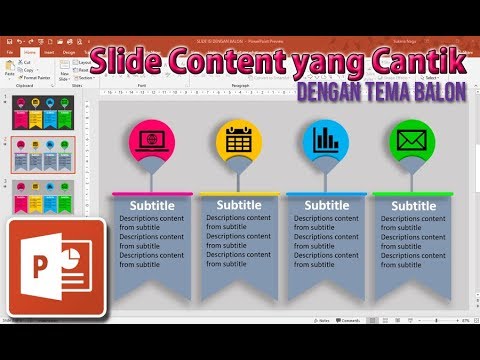 Cara Membuat Isi Slide Presentasi PowerPoint  yang  Menarik  