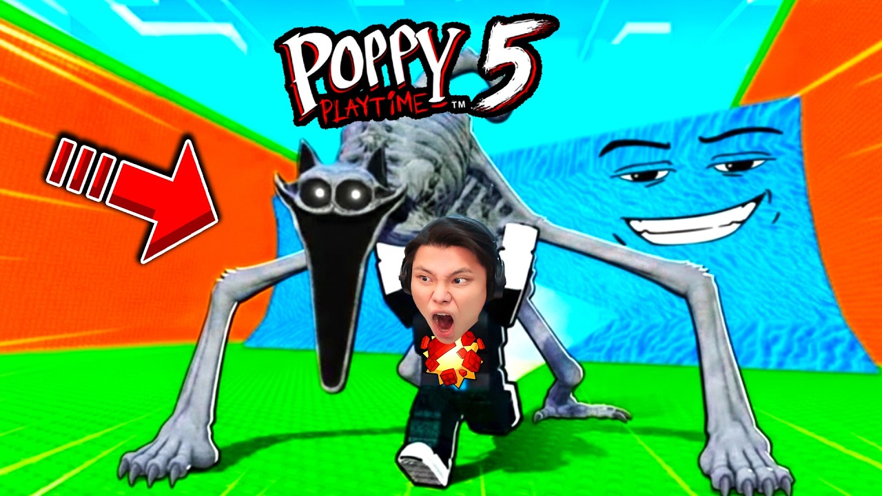 [ROBLOX] JayGray Giải Cứu Poppy Playtime Chapter 5 Khỏi Sóng Thần🤏🤕Thử Thách Vượt Qua Obby Tsunami