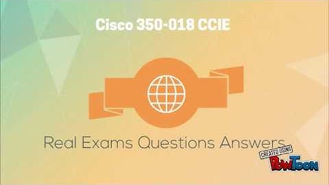 Cisco 350-018 Exam Questions Answers