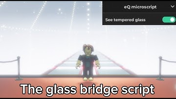 *FIXED* Roblox The glass bridge script | Highlight the correct glass