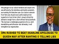 DPA RUSHED TO BEAT DEADLINE APOLOGIZE TO QUEEN MAY AFTER RANTING &amp; TELLING LIES