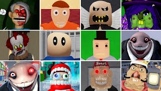 I Play Escape 13 Scary Obby Toby Hospital, Mr Yummy, Clown Pennywise, Evil Witch, Mr Meat, Mr Jack