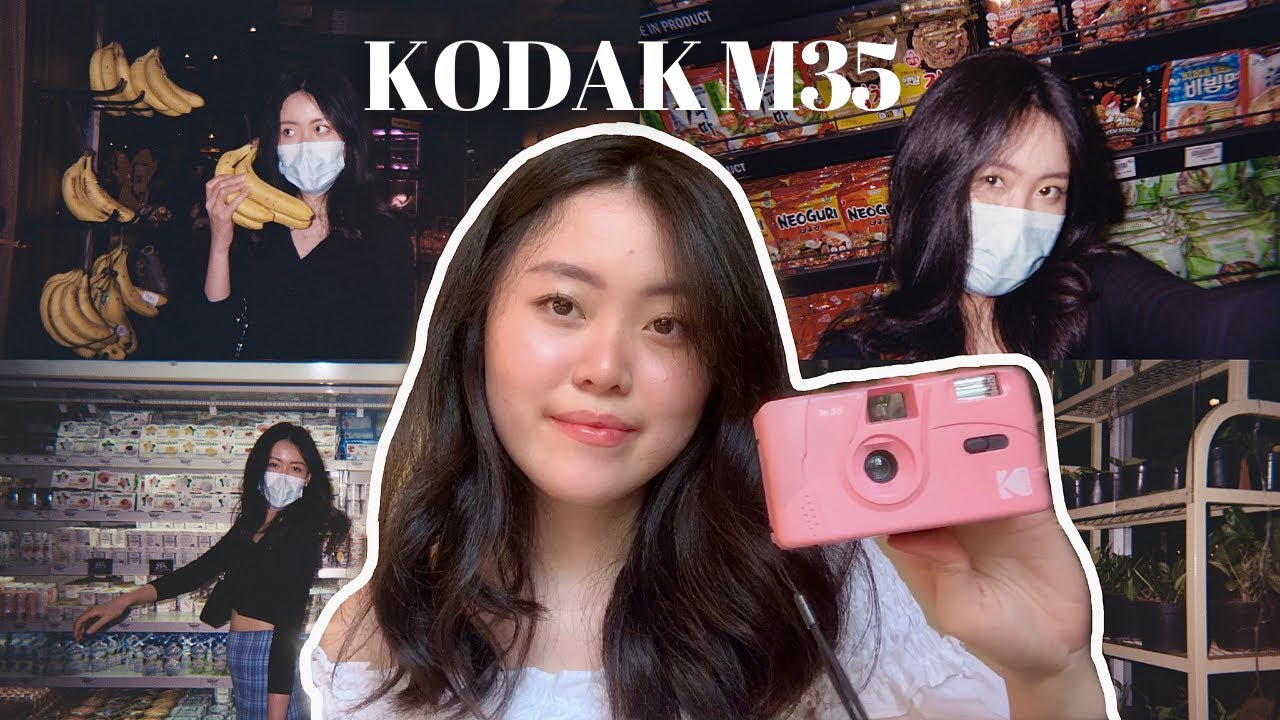 KODAK M35  unboxing, sample photos & loading film (kodak gold) 