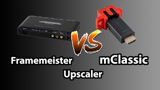 Upscaler comparison between FrameMeister and mClassic