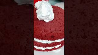 Red Velvet Sponge Cake Recipe ??| shorts cake cakefrosting youtubeshorts shortsfeed easycake