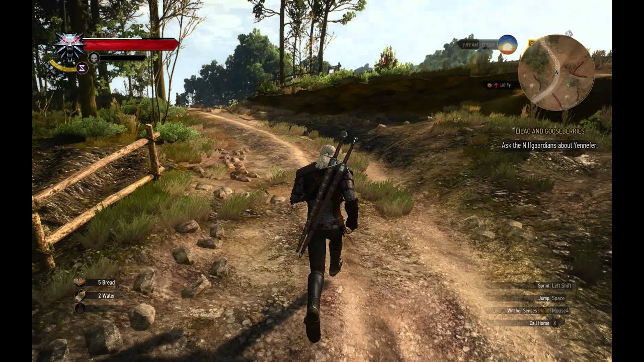 witcher 3 fullscreen vs