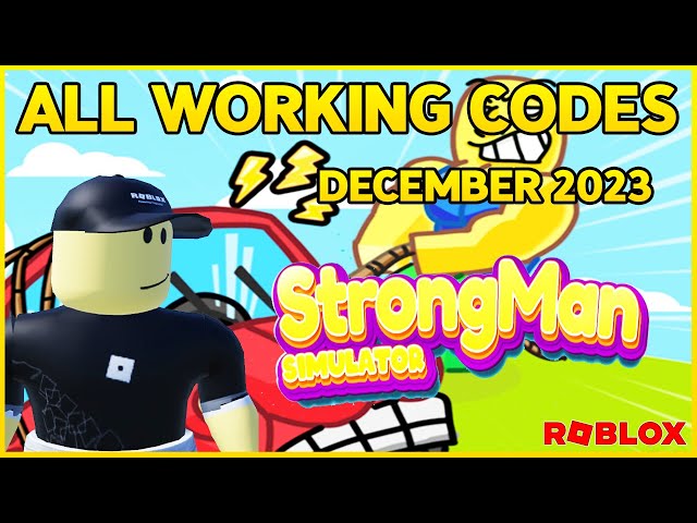 Strongman Pull Simulator Codes for December 2023