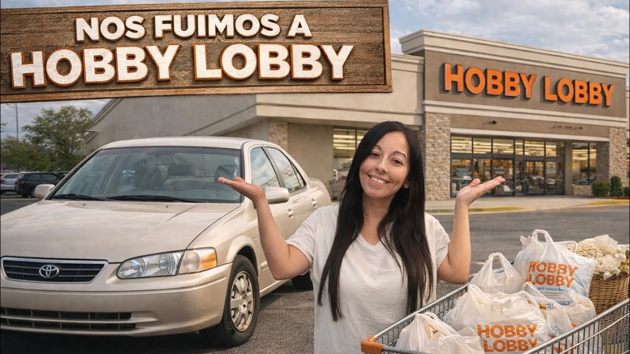 Acompañanos a Hobby Lobby en el batimovil #hobbylobby  