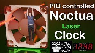 PID controlled Noctua PWM fan Clock| Learn how to control a PWM fan with an Arduino